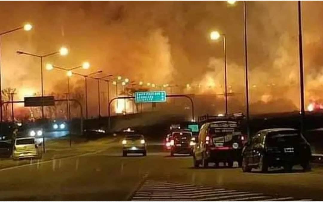 El infierno se hizo presente en Circunvalación Oeste: Más de 200 hectáreas fueron consumidas por el fuego