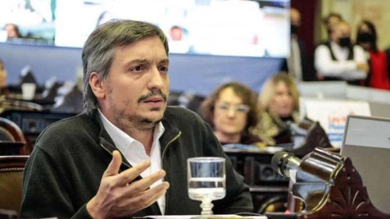 Máximo Kirchner rechazó el acuerdo con el FMI y renunció a la presidencia del bloque oficialista